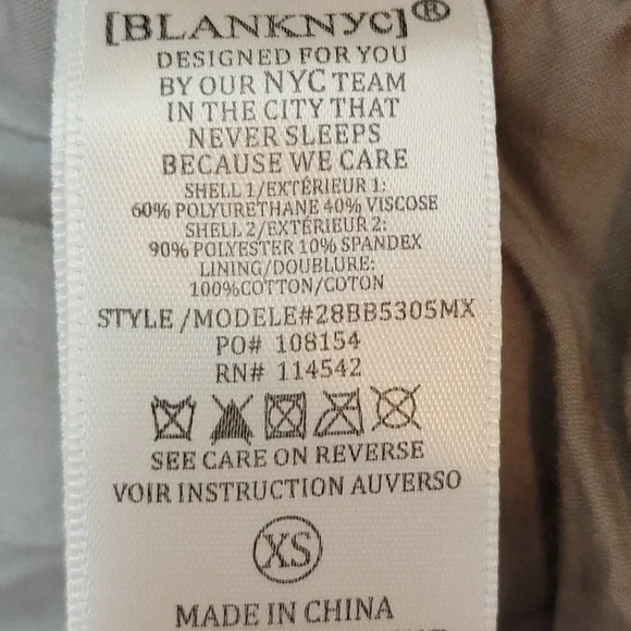 BLANK NYC Women's Drape Front Faux Suede Motorcycle Jacket Size XS Taupe - Picture 7 of 16